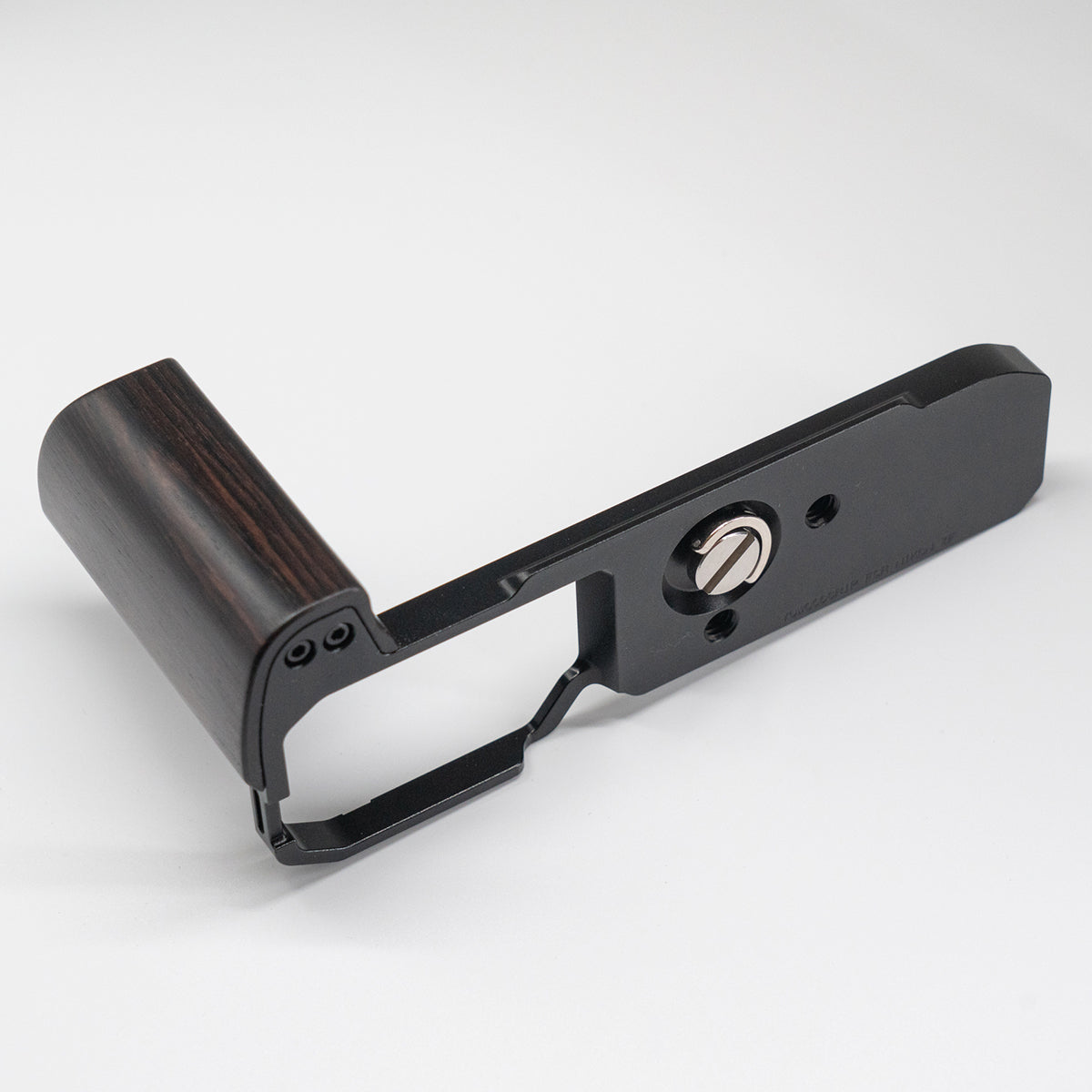 YUWOOD ウッドグリップ 一体型ベースプレート Nikon Zf 専用 アルカスイス互換 黒檀