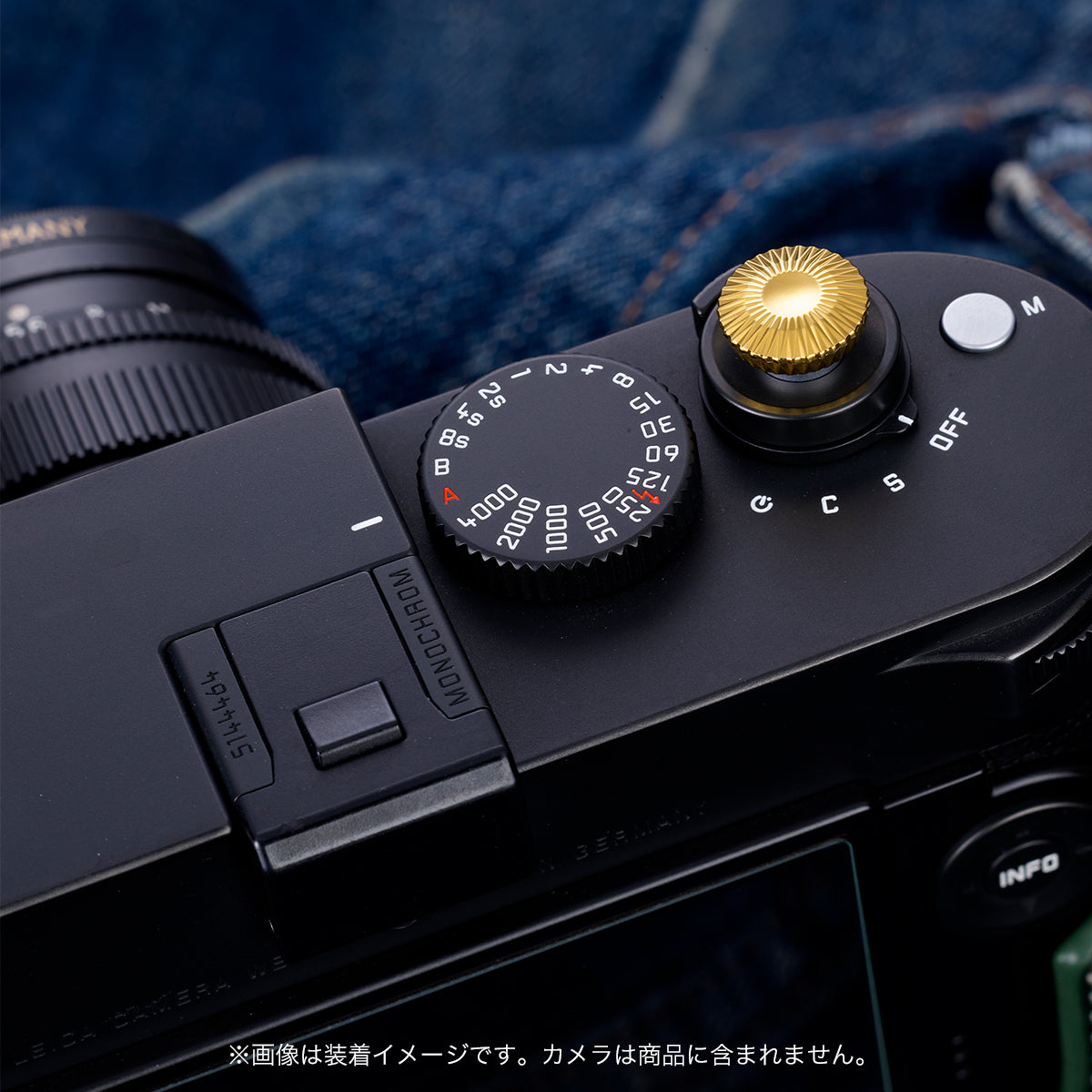 AKuser BE THE ULTIMATE SRB3000 12mm ソフトレリーズボタン | シャッターボタン
