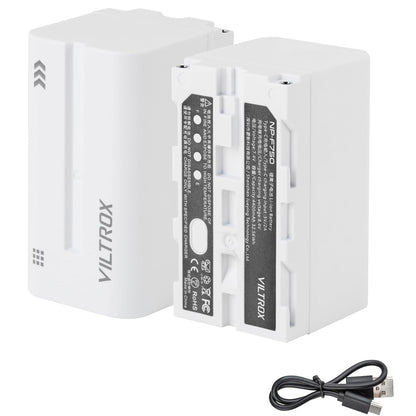 Viltrox NP-Fシリーズ交換バッテリー USB充電式