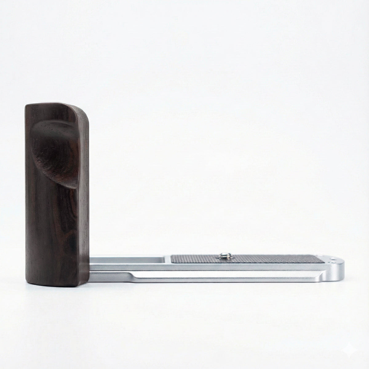 YUWOOD ウッドグリップ 一体型ベースプレート  Panasonic LUMIX S9 専用 アルカスイス互換 黒檀