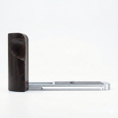 YUWOOD ウッドグリップ 一体型ベースプレート  Panasonic LUMIX S9 専用 アルカスイス互換 黒檀