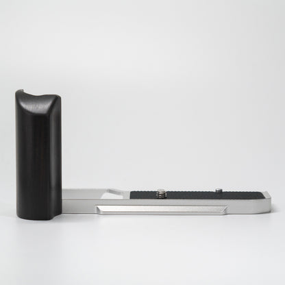 YUWOOD ウッドグリップ 一体型ベースプレート  Nikon Zf 専用 アルカスイス互換 黒檀