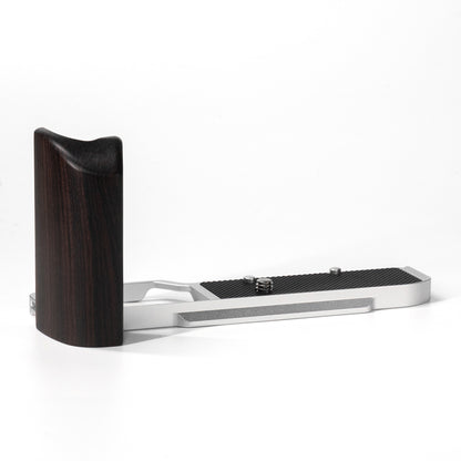 YUWOOD ウッドグリップ 一体型ベースプレート  Nikon Zf 専用 アルカスイス互換 黒檀