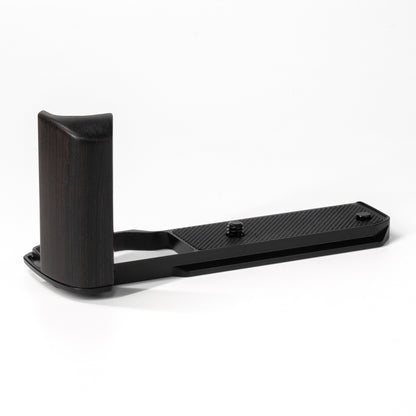 YUWOOD ウッドグリップ 一体型ベースプレート  Nikon Zfc 専用 アルカスイス互換 黒檀