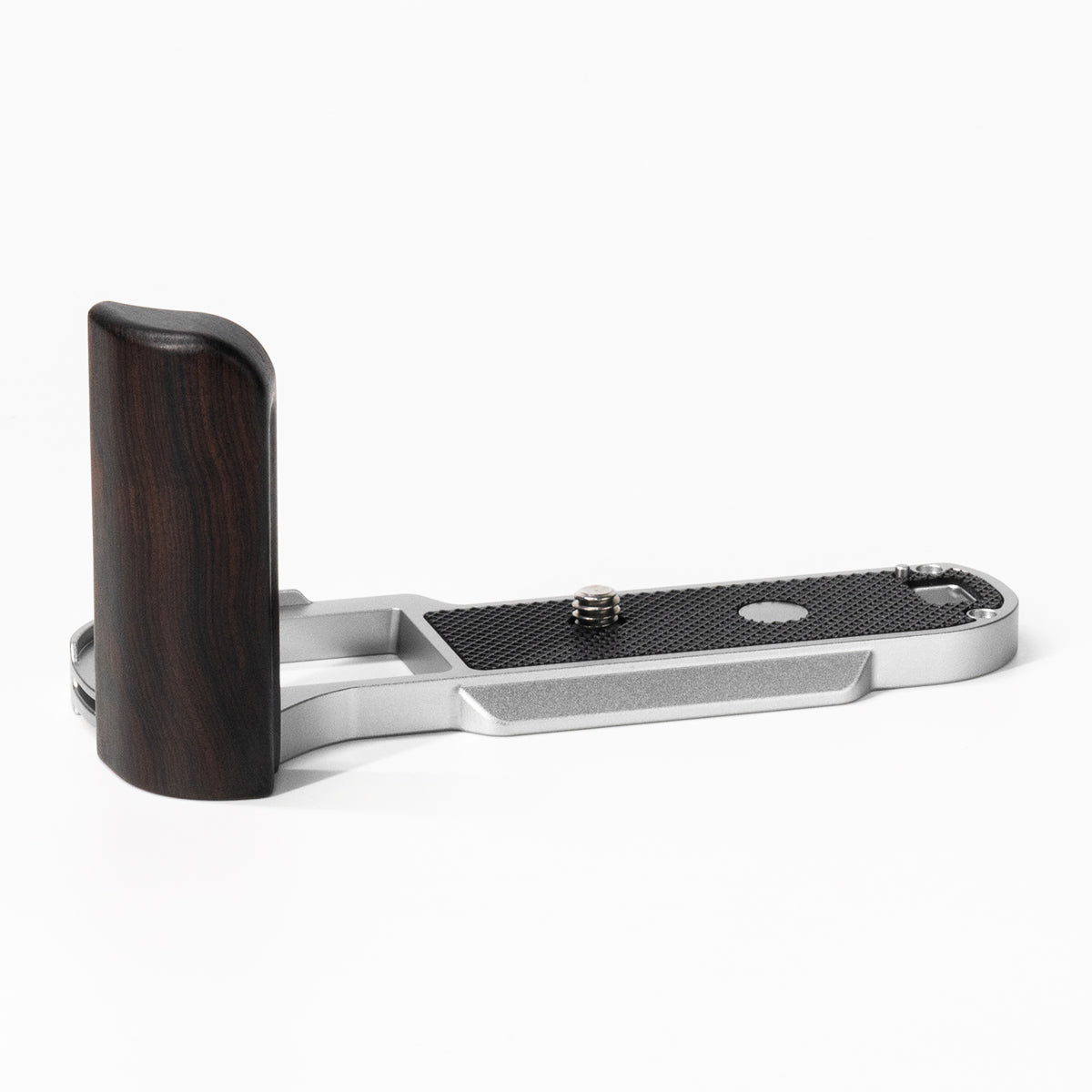 YUWOOD ウッドグリップ 一体型ベースプレート  FUJIFILM X-T50 専用 アルカスイス互換 黒檀