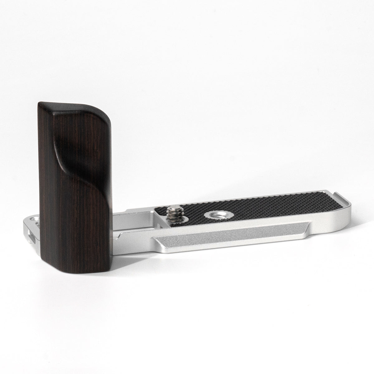 YUWOOD ウッドグリップ 一体型ベースプレート  FUJIFILM X-M5 専用 アルカスイス互換 黒檀