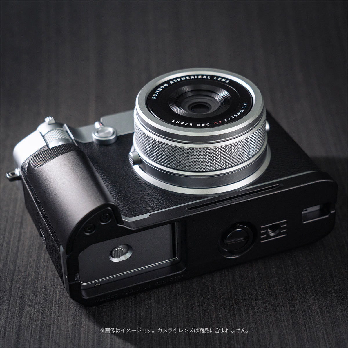 YUWOOD プレミアムカメラグリップ 一体型ベースプレート FUJIFILM GFX100RF 専用