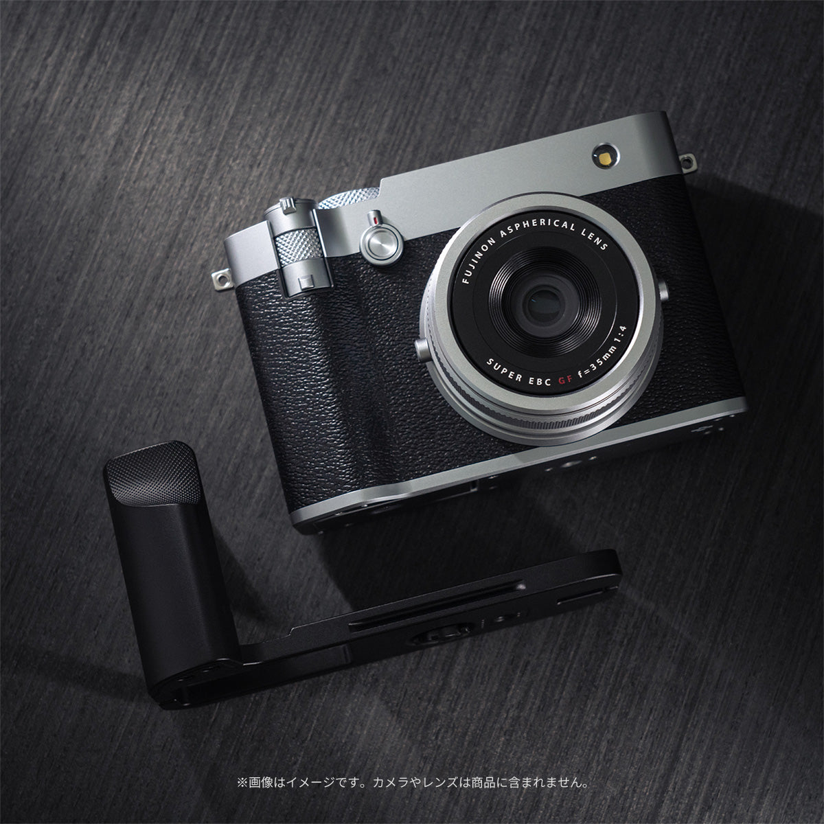 YUWOOD プレミアムカメラグリップ 一体型ベースプレート FUJIFILM GFX100RF 専用