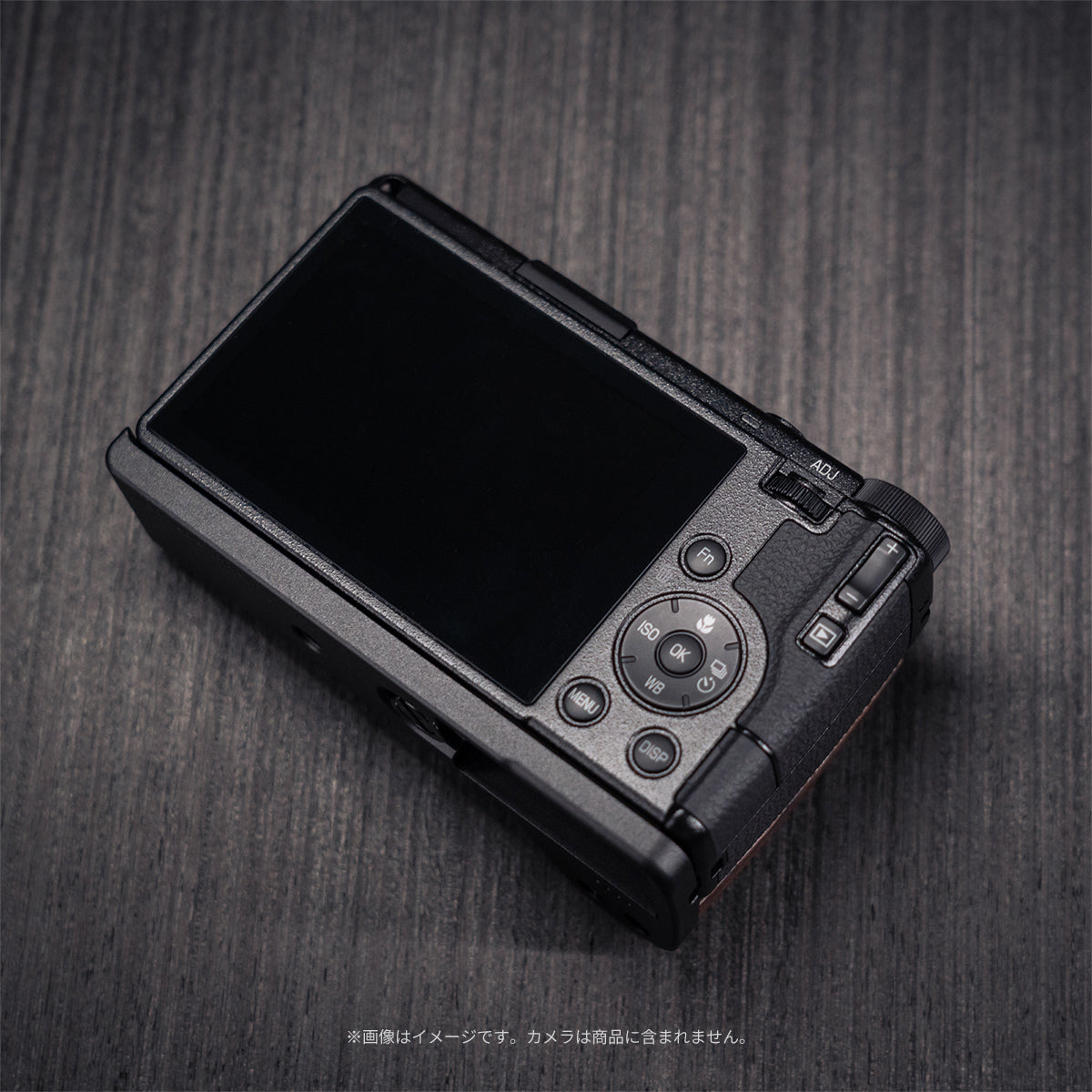 YUWOOD ウッドグリップ 一体型ベースプレート RICOH GR IV 専用 黒檀