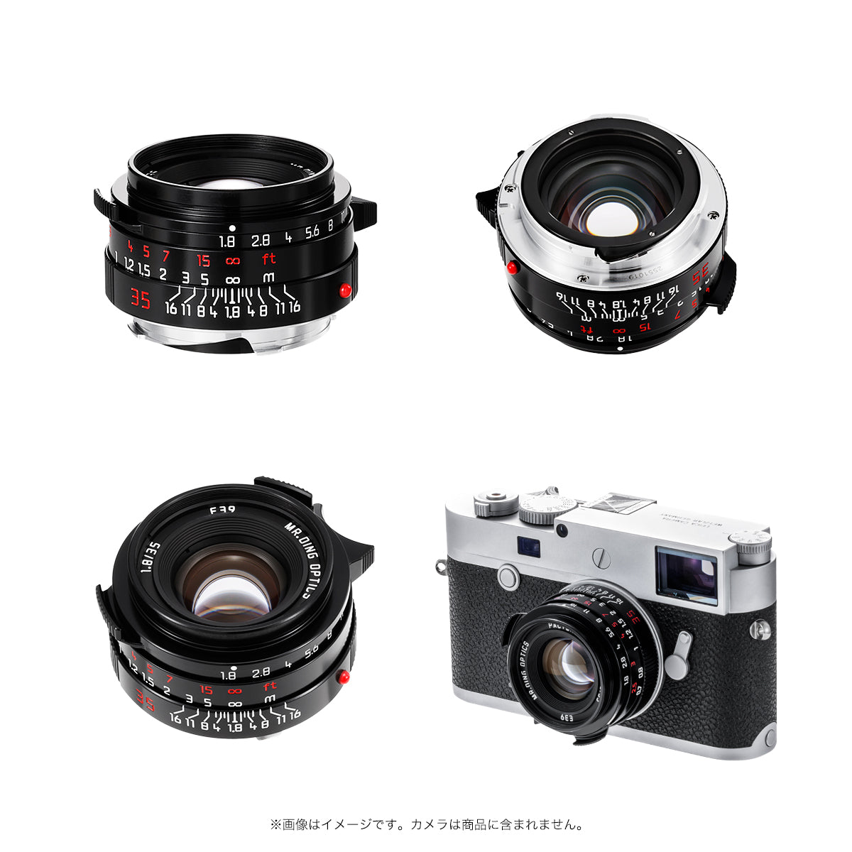 MR.DING Pactcron 35mm F1.8 ブラック ライカMマウント