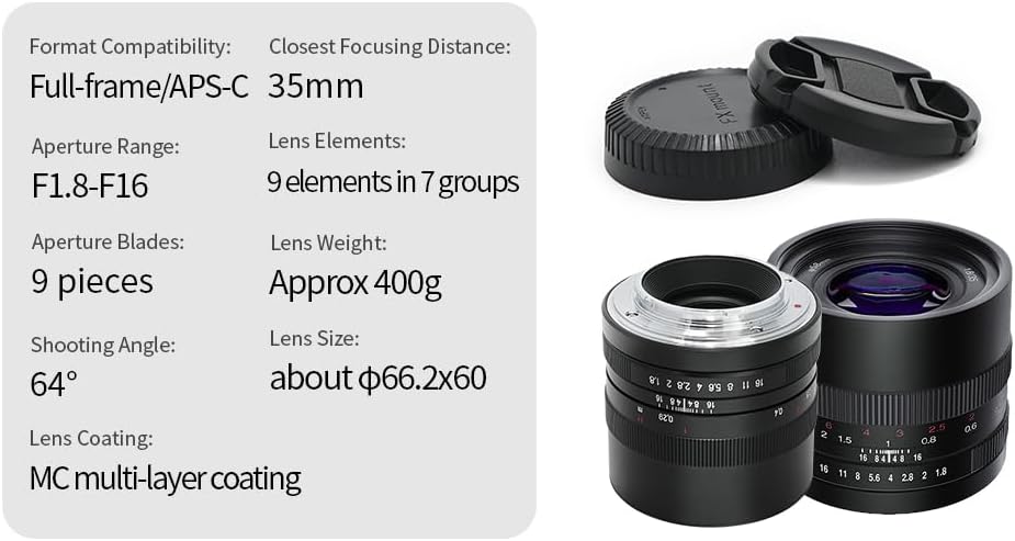 AstrHori 35mm F1.8 ブラック 単焦点レンズ [生産終了品/大特価
