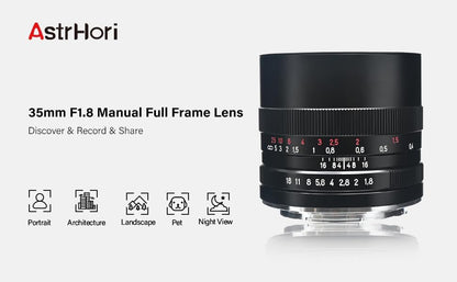 AstrHori アストロリ 35mm F1.8 ブラック  単焦点レンズ  [生産終了品/大特価]