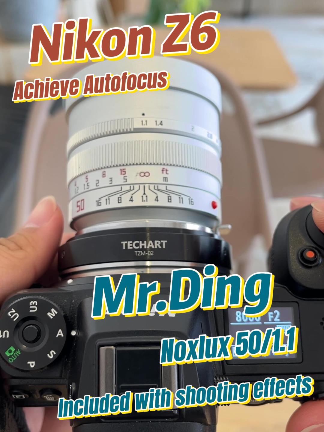 MR.DING Noxlux DG 50mm F1.1 E58 Ⅱ 単焦点レンズ
