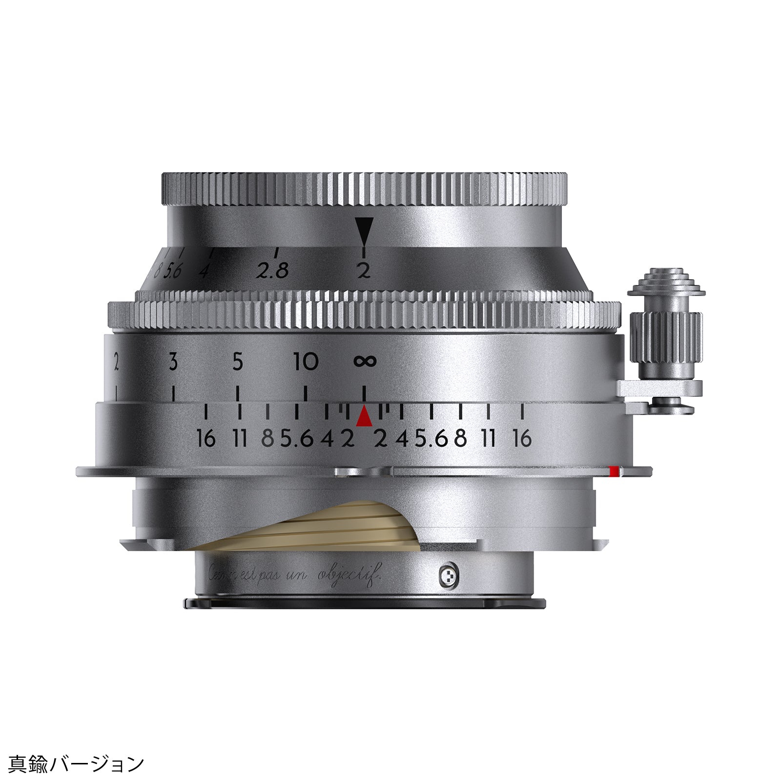 美品Thypoch Eureka 50mm f2 シルバー アルミ 単焦点レンズ THYPOCH Eureka 50mm f/2 Aluminum Lens for Leica M TP-EU50M-AL